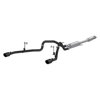 MBRP® - Black Series™ Aluminized Steel Cat-Back Exhaust System with Split Rear Exit