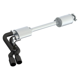 MBRP® - Black Series™ Aluminized Steel Street Version Cat-Back Exhaust System with Dual Side Exit