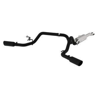 MBRP® - Black Series™ Aluminized Steel Cat-Back Exhaust System with Split Side Exit