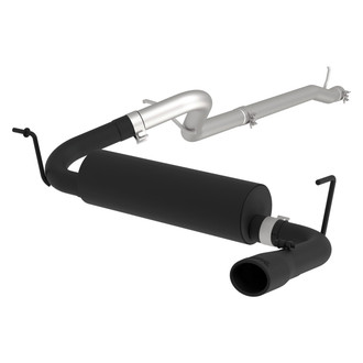 MBRP® - Black Series™ Aluminized Steel Cat-Back Exhaust System with Single Rear Exit