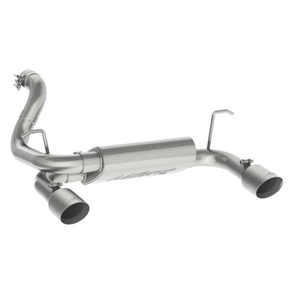 MBRP® - Installer Series™ Aluminized Steel Axle-Back Exhaust System, Jeep Wrangler