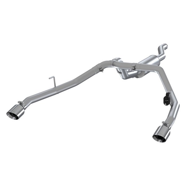 MBRP® - Pro Series™ 304 SS Street Version Cat-Back Exhaust System, Jeep Gladiator