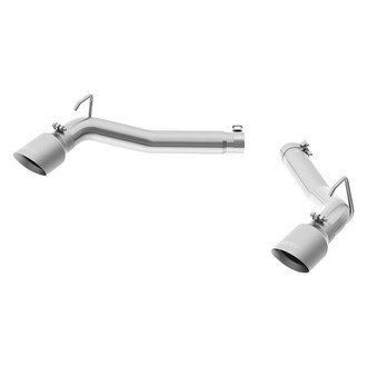 MBRP® - Pro Series™ 304 SS Muffler Delete Axle-Back Exhaust System with Split Rear Exit