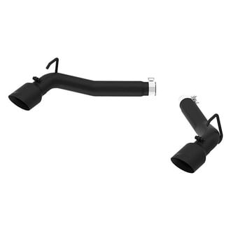 MBRP® - Black Series™ Aluminized Steel Muffler Delete Axle-Back Exhaust System with Split Rear Exit