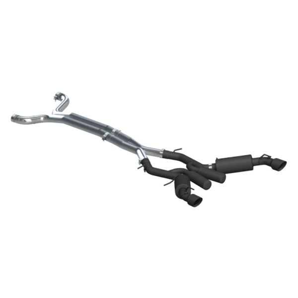 MBRP® - Black Series™ Aluminized Steel Cat-Back Exhaust System, Chevy Camaro
