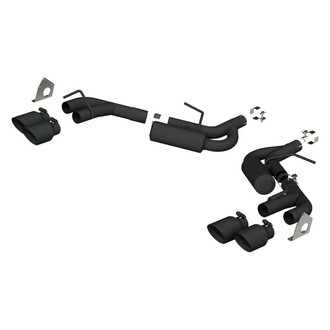 MBRP® - Black Series™ Aluminized Steel Axle-Back Exhaust System with Quad Rear Exit