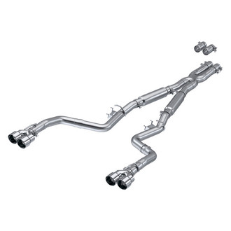 MBRP® - Installer Series™ Aluminized Steel Street Version Cat-Back Exhaust System with Quad Rear Exit