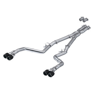 MBRP® - Pro Series™ 304 SS Race Version Cat-Back Exhaust System with Quad Rear Exit