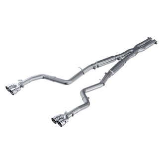 MBRP® - Installer Series™ Aluminized Steel Street Version Cat-Back Exhaust System with Quad Rear Exit