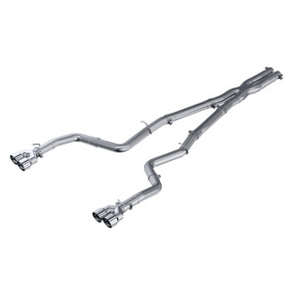 MBRP® - Installer Series™ Aluminized Steel Race Version Cat-Back Exhaust System with Quad Rear Exit
