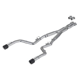 MBRP® - Pro Series™ 304 SS Street Profile Cat-Back Exhaust System with Split Rear Exit