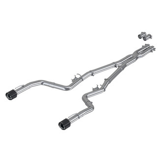 MBRP® - Pro Series™ 304 SS Race Profile Cat-Back Exhaust System with Split Rear Exit