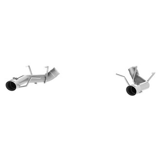MBRP® - Pro Series™ 304 SS Muffler Delete Axle-Back Exhaust System with Split Rear Exit