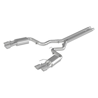 MBRP® - Pro Series™ 304 SS Street Version Cat-Back Exhaust System with Quad Rear Exit