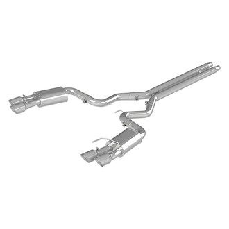 MBRP® - Installer Series™ Aluminized Steel Street Version Cat-Back Exhaust System with Quad Rear Exit