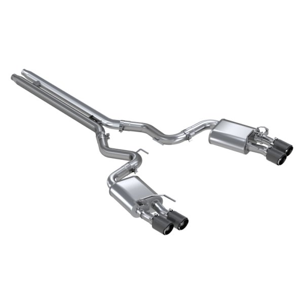 MBRP® - Pro Series™ 304 SS Active Cat-Back Exhaust System, Ford Mustang