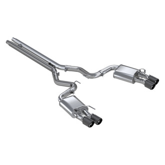 MBRP® - Pro Series™ 304 SS Active Cat-Back Exhaust System with Quad Rear Exit