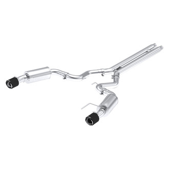 MBRP® - Armor Pro™ 304 SS Street Profile Cat-Back Exhaust System with Split Rear Exit