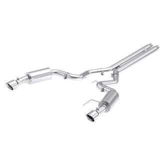 MBRP® - Armor Lite™ Aluminized Steel Street Profile Cat-Back Exhaust System with Split Rear Exit