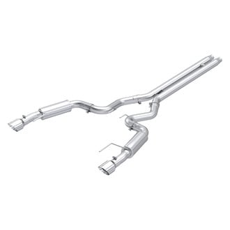 MBRP® - Armor Lite™ Aluminized Steel Race Profile Cat-Back Exhaust System with Split Rear Exit