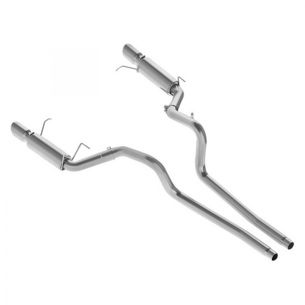 MBRP® - Installer Series™ Aluminized Steel Race Version Cat-Back Exhaust System, Ford Mustang