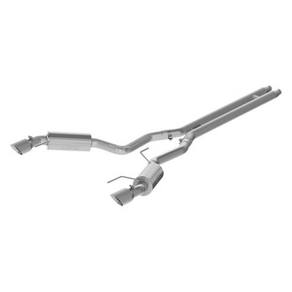 MBRP® - Installer Series™ Aluminized Steel Street Version Cat-Back Exhaust System with Split Rear Exit