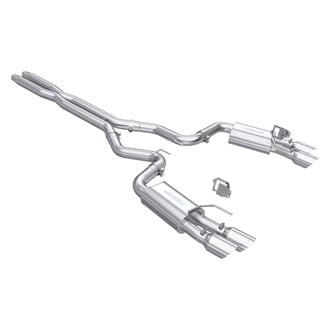 MBRP® - Armor Lite™ Aluminized Steel Cat-Back Exhaust System with Quad Rear Exit