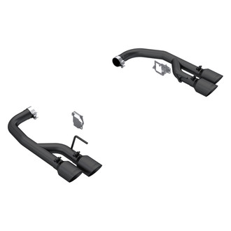 MBRP® - Armor BLK™ Aluminized Steel Axle-Back Exhaust System with Quad Rear Exit