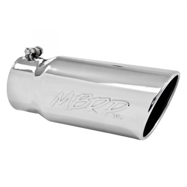 MBRP® - 304 SS Round Angle Cut Mirror Polished Exhaust Tip
