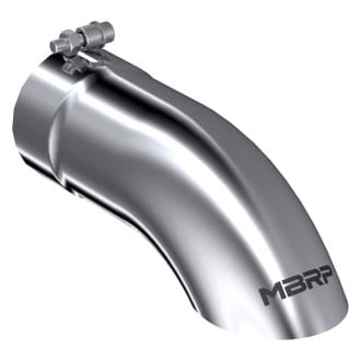 MBRP® - 304 SS Turndown Clamp-On Exhaust Tip (4" Inlet, 4" Outlet, 12" Length)