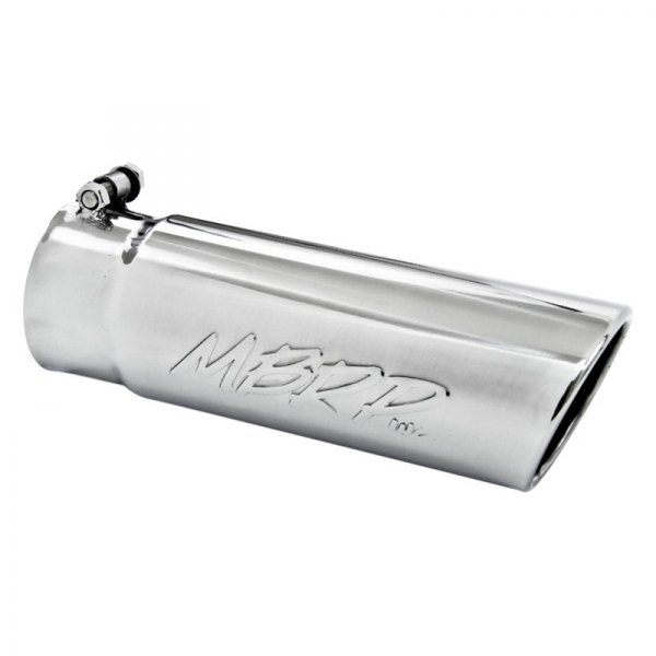 MBRP® - 304 SS Round Angle Cut Mirror Polished Exhaust Tip
