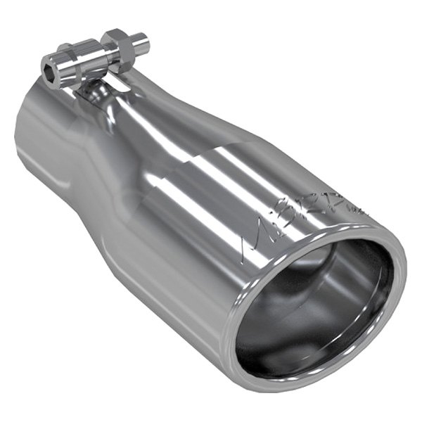 MBRP® - 304 SS Round Rolled Edge Straight Cut Polished Exhaust Tip
