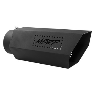 MBRP® - Stainless Steel Hexagonal Angle Cut Bolt-On Black Coated Exhaust Tip (5" Inlet, 6" Outlet, 16" Length)