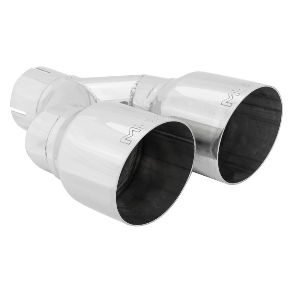 MBRP® - Driver Side 304 SS Staggered Round Dual Polished Exhaust Tip