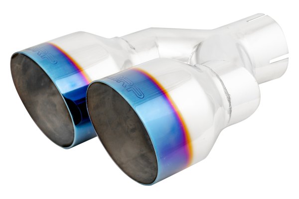 MBRP® - Pro Series™ 304 SS Round Angle Cut Dual Burnt Exhaust Tip