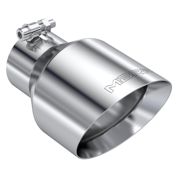 MBRP® - Armor Pro™ 304 SS Round Angle Cut Polished Exhaust Tip