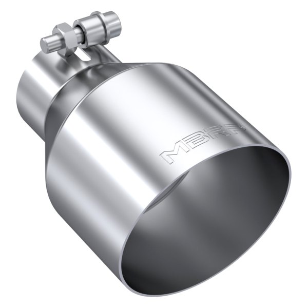 MBRP® - Armor Pro™ 304 SS Round Angle Cut Single-Wall Polished Exhaust Tip