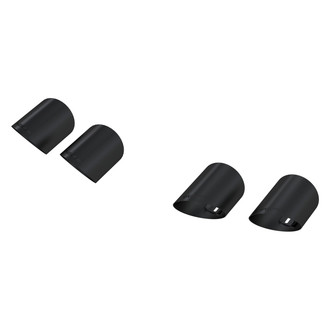 MBRP® - Armor BLK™ 304 SS Round Quad Black Coated Exhaust Tip Cover Kit