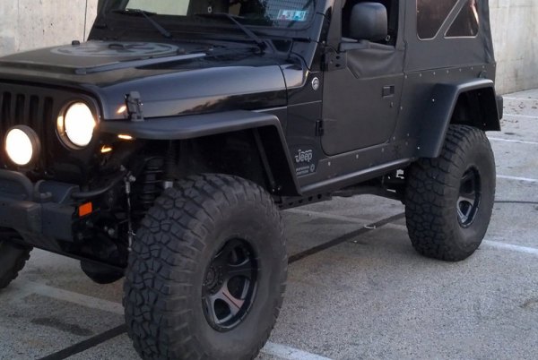 MCE® - Generation II Textured Black Front and Rear Fender Flares