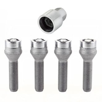 McGard® - Chrome Silver Cone Seat Bolt Wheel Lock Set
