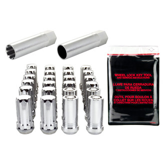 McGard® - Chrome Silver Cone Seat SplineDrive Lug Wheel Installation Kit