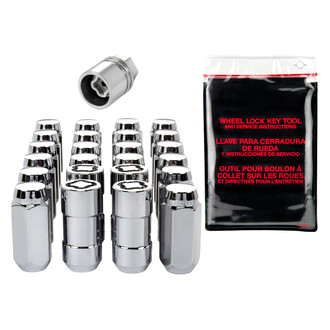 McGard® - Chrome Silver Cone Seat Long Lug Wheel Installation Kit