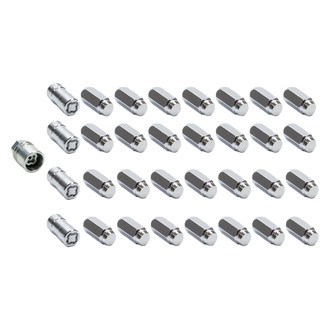 McGard® - Chrome Silver Cone Seat Long Lug Wheel Installation Kit