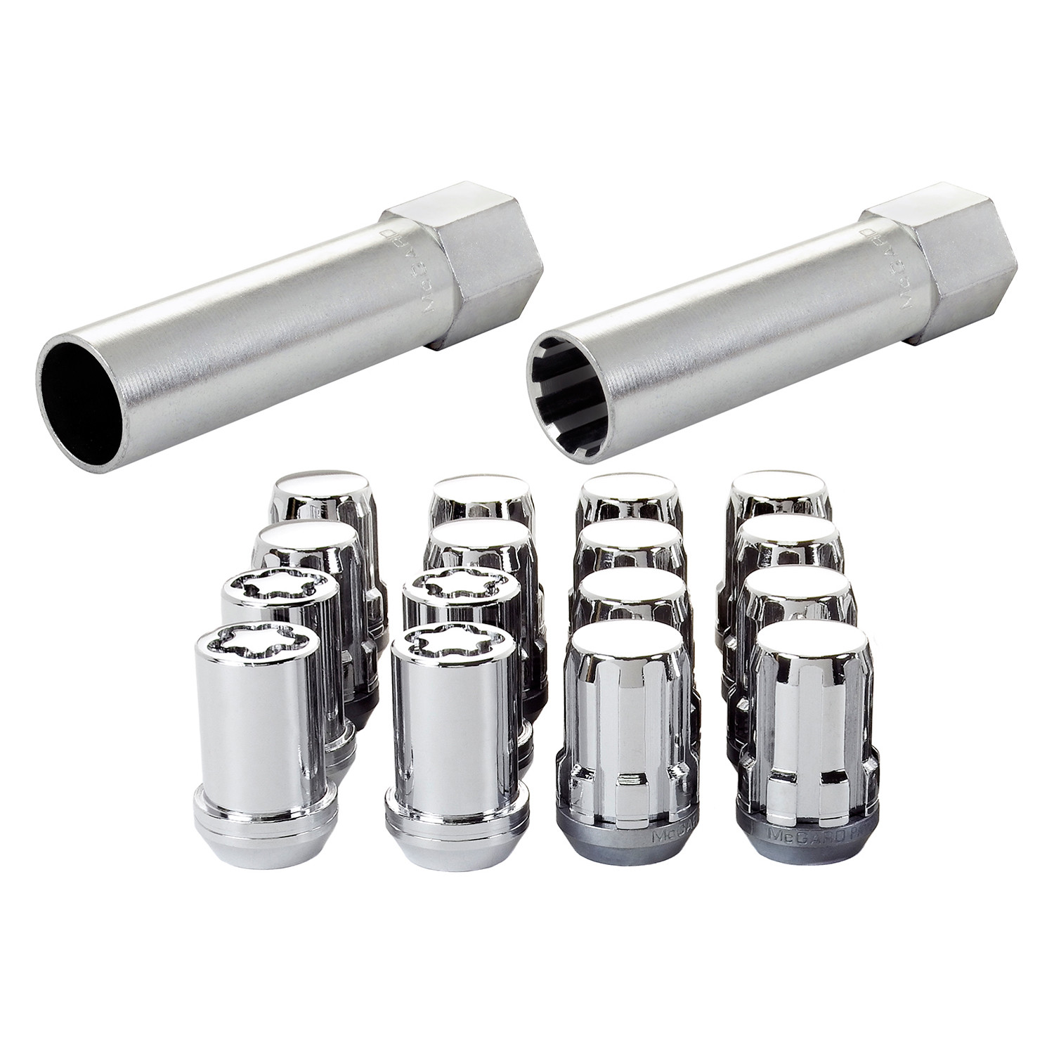 McGard® 65454CN - Chrome Silver Cone Seat SplineDrive Lug Wheel