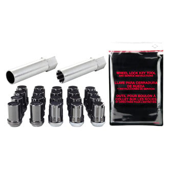 McGard® - Chrome Black Cone Seat SplineDrive Lug Wheel Installation Kit