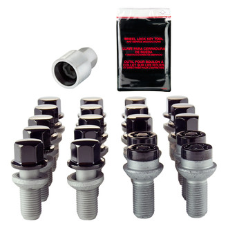McGard® 68174BK - Black Radius/Ball Seat Bolt Lug Wheel Installation Kit