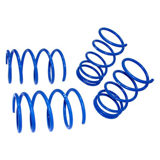 Megan Racing® - 2" x 1.75" Manzo™ Front and Rear Lowering Coil Springs