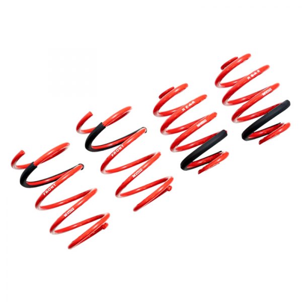 Megan Racing® - 0.7" x 0.9" Front and Rear Lowering Coil Springs