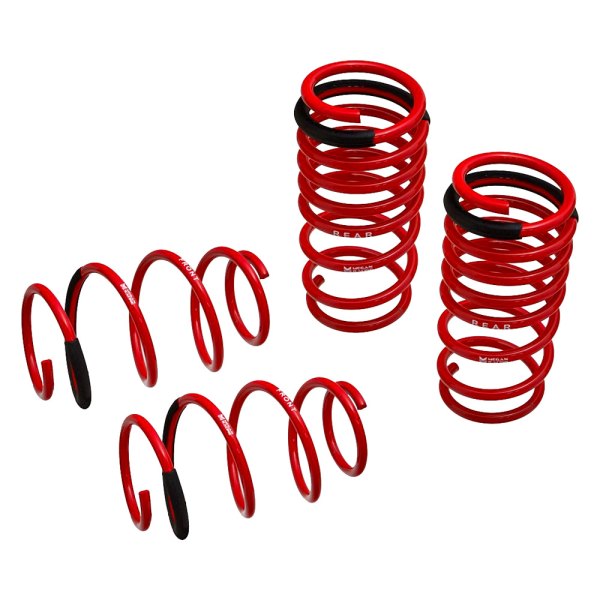Megan Racing® - 1" x 1.7" Front and Rear Lowering Coil Springs
