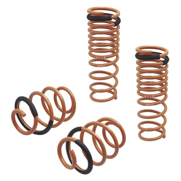 Megan Racing® - 0.8" x 0.9" Front and Rear Lowering Coil Springs